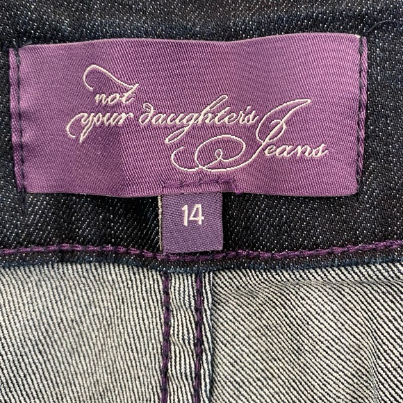 NYDJ Wide Leg Crop Trouser Jean SZ 14 NWT - Picture 6 of 9